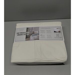 Linden 300 Thread Count Organic Cotton Sheets - Elegant Cream.. NEW!!
